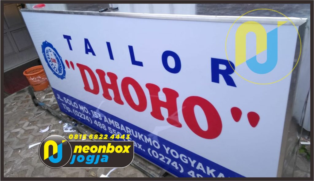 Jual pembuatan Neon Box Jogja