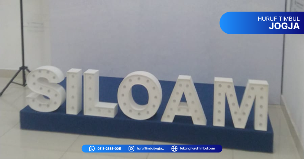 letter timbul siloam